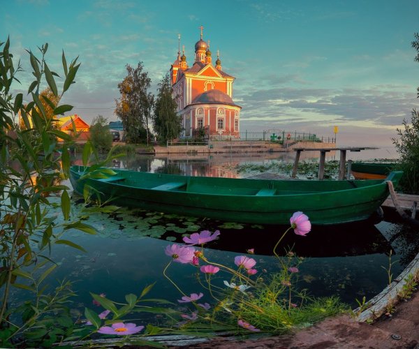 Трубеж Переславль закат