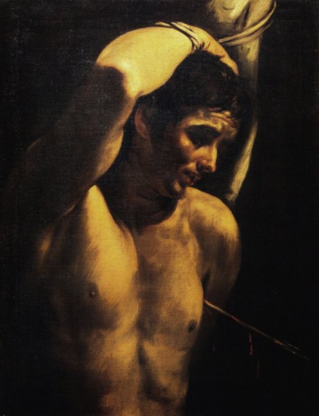 Святой Себастьян картина Караваджо