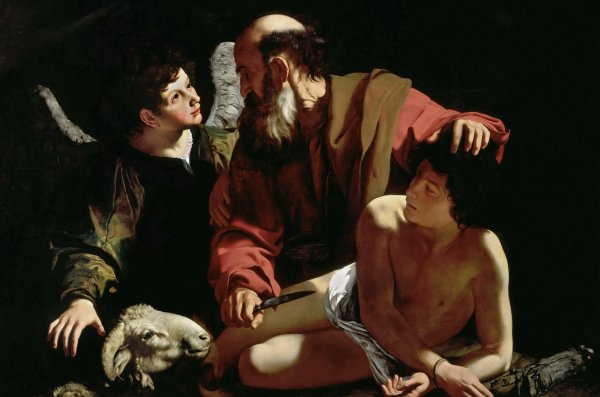 Караваджо жертвоприношение Исаака