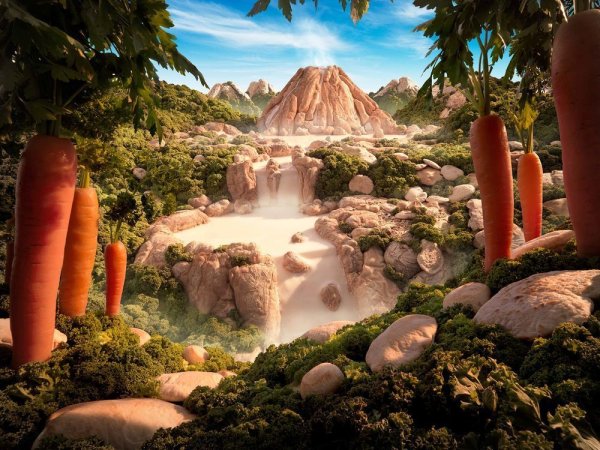 Съедобные картины Карла Уорнера