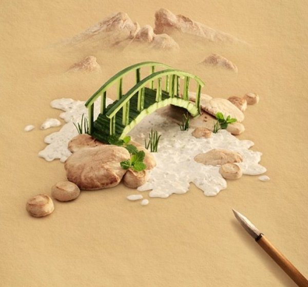 Съедобные пейзажи Карла Уорнера