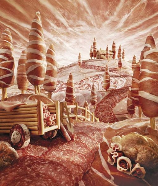 Вкусные картины Карла Уорнера