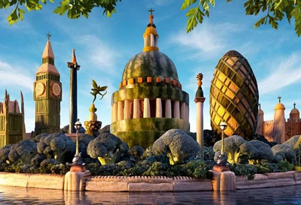 Карл Уорнер съедобные картины