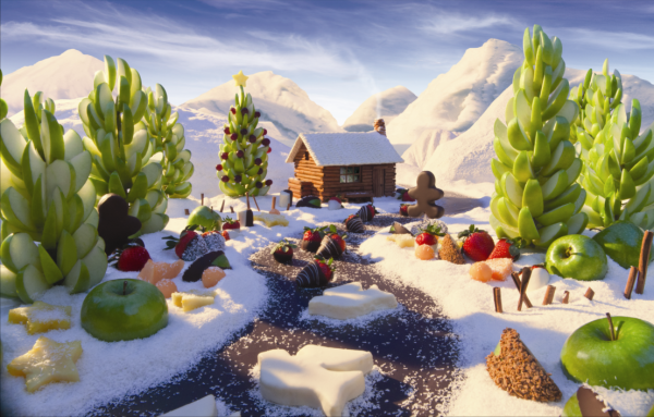 Карл Уорнер пейзажи из еды