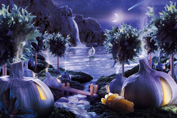 Пейзажи из продуктов питания Карла Уорнера