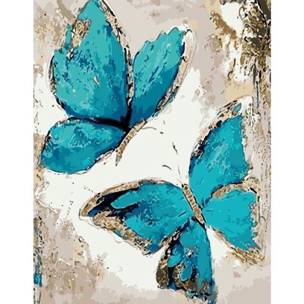 Картина в бирюзовых тонах