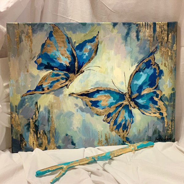 Интерьерные картины акрилом