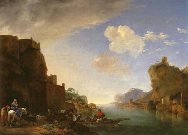 Ян Асселейн итальянский пейзаж