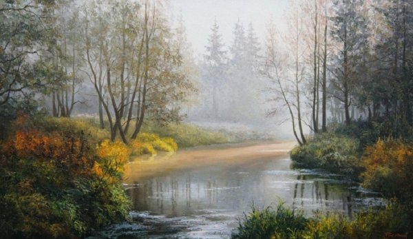 Художник Евгений Бурмакин русский пейзаж
