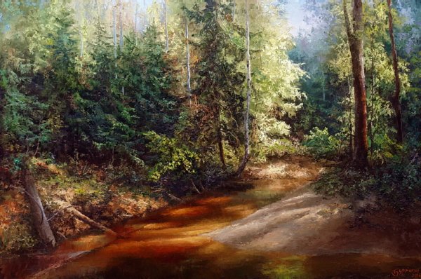 Художник Евгений Бурмакин русский пейзаж