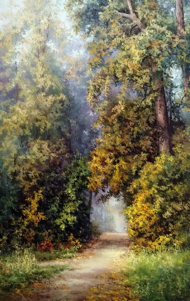 Художник Бурмакин Евгений туман