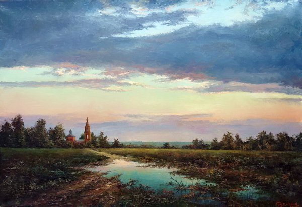 Художник Евгений Бурмакин русский пейзаж