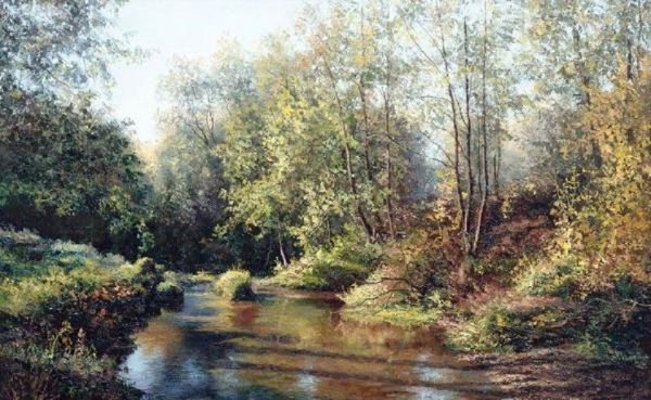 Художник пейзажист Бурмакин