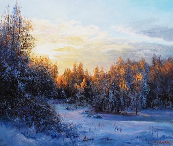 Художник Евгений Бурмакин русский пейзаж