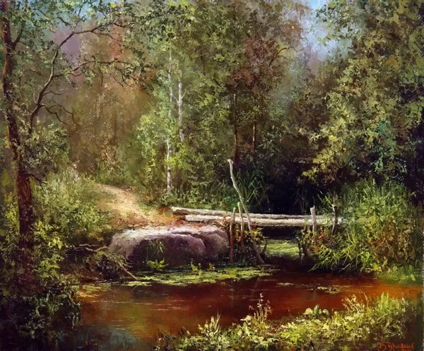 Художник Бурмакин Евгений пейзажи