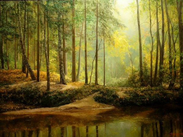 Художник Бурмакин Евгений пейзажи