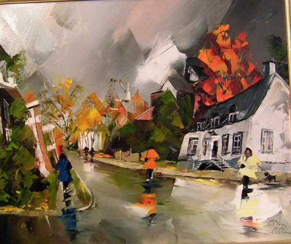 Пастозная живопись мастихином цветы