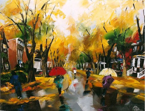 Картины мастихином масло