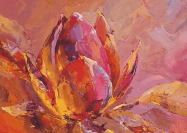 Живопись мастихин Kal Gajoum