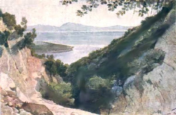 Гулянье в Альбано Брюллов