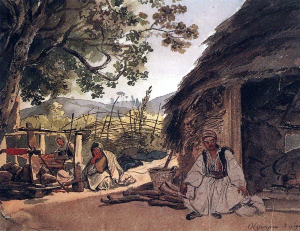 Карл Брюллов «у Богородицкого дуба», 1835 г