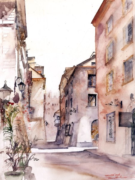 Олег Тимошин городской пейзаж