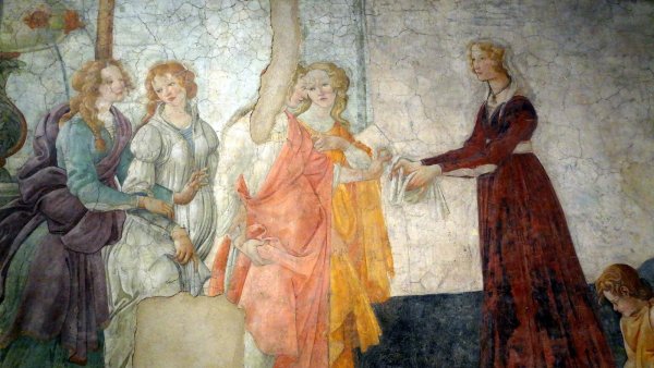Фрески Ренессанс Боттичелли