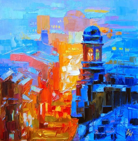 Композиция городской пейзаж