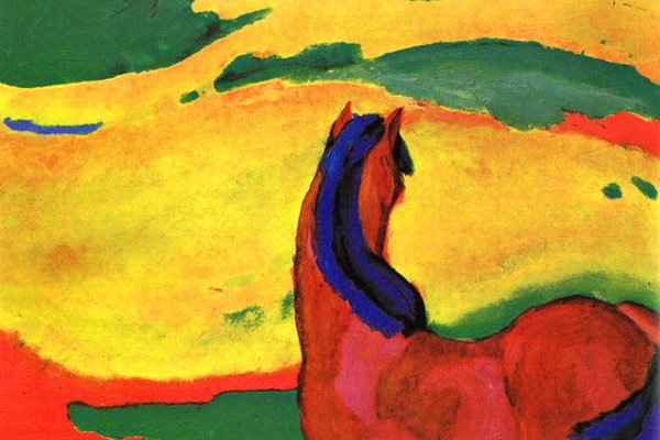 Франц Марк красные кони