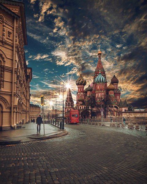 Центр Москвы красная площадь