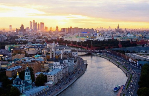 Закат в Москве