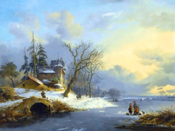 Фредерик Маринус Круземан - голландский пейзажист