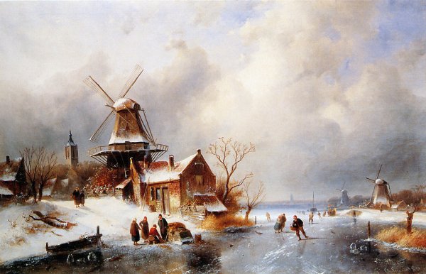 Пейзажист Шарль Лейкерт (Charles Henri Joseph Leickert, 1816-1907, Belgium)