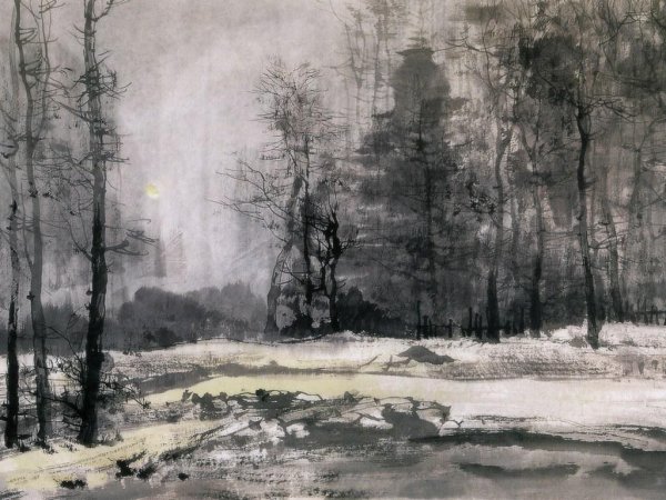 Графика цветными карандашами