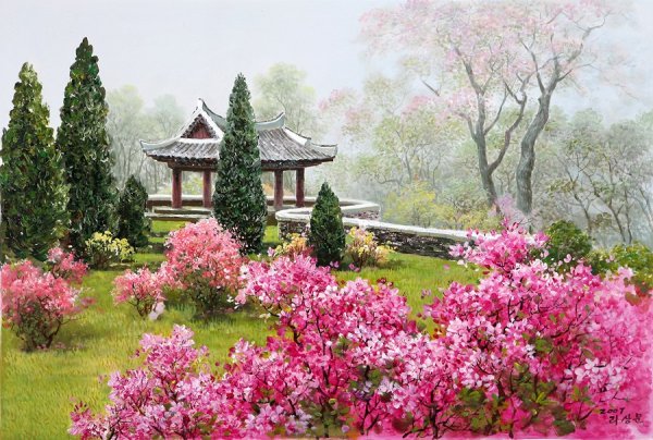 Художница ли Шанг Мун