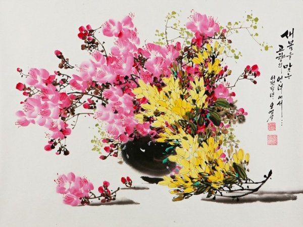 Корейская живопись картины