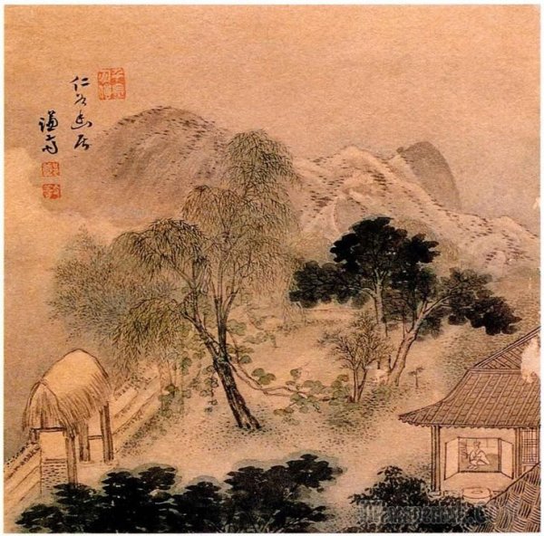 Одинокая Хижина в долине у горы Инвансан