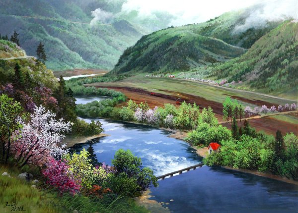 Корейский художник Кан Джон Хо (Kang Jung ho)