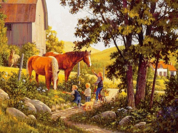 Юрий журка картины сельский пейзаж