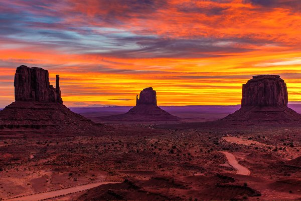 Штат Юта Долина монументов