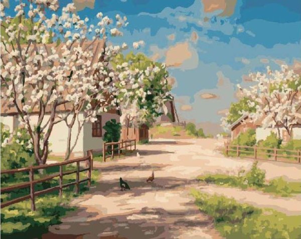 Весна живопись Йохан Кроутен