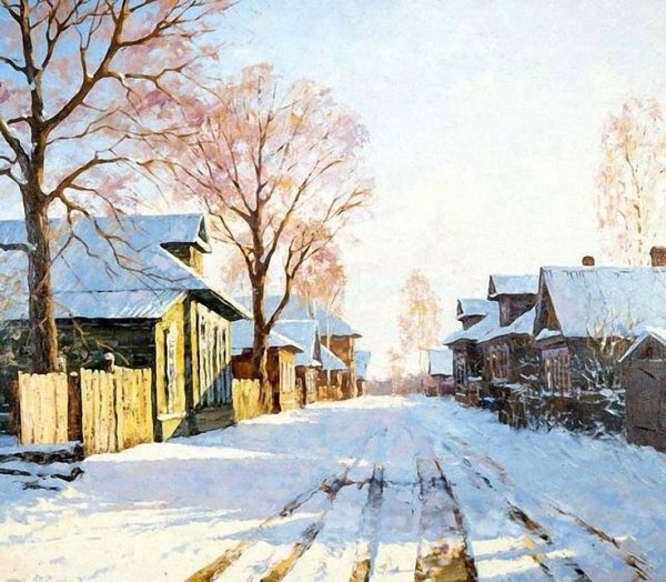 Художник Дмитрий Лёвин деревня