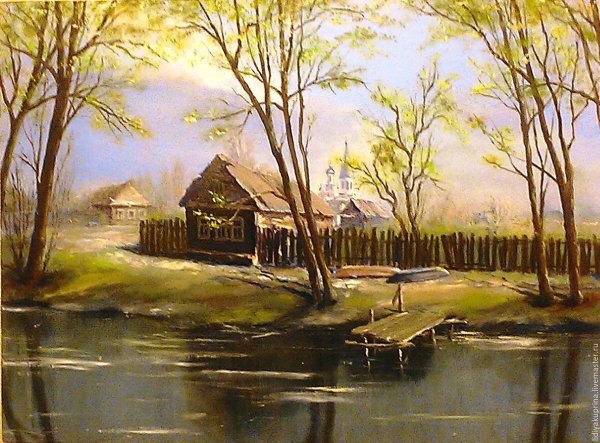Владимир Жданов Весна в деревне