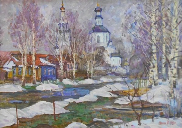 Весна природа деревня