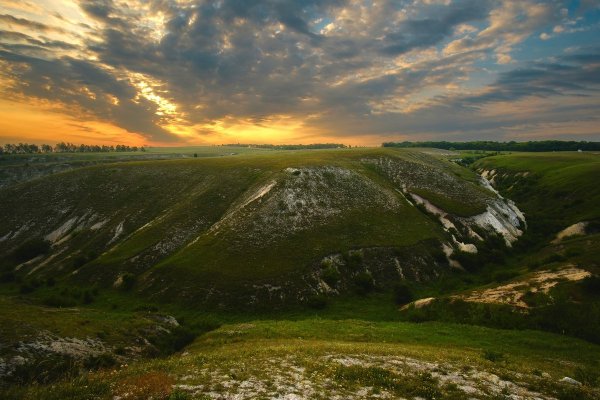 Закат Усманка Воронеж лето