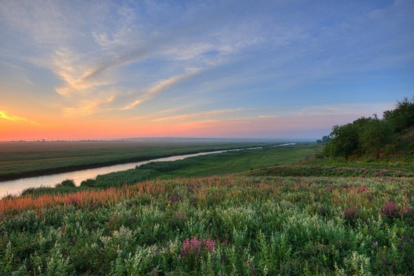 Пейзаж реки Дон Ростов