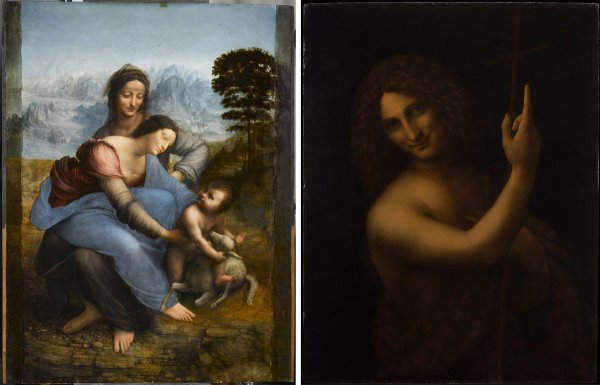 Леонардо да Винчи Святая Анна с Мадонной и младенцем Христом