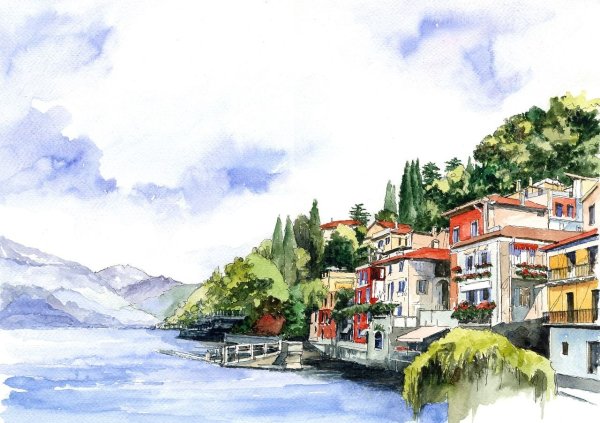 Италия рисунок