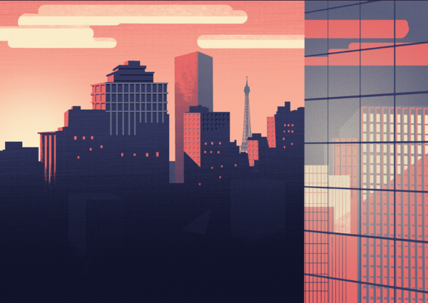 Векторный городской пейзаж