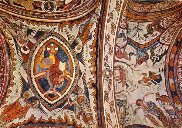 Романские фрески